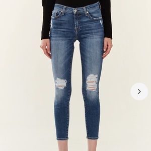 Mid Rise Ankle Skinny Jeans - 7 For All Mankind